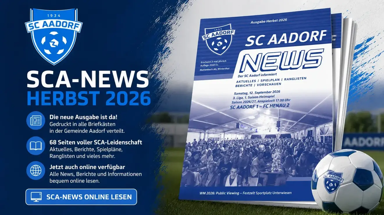 SCA-News Herbst 2026 &ndash; jetzt online