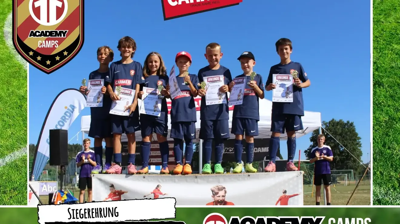 Anmeldung f&uuml;r das Fussballcamp 2027 ab sofort offen !